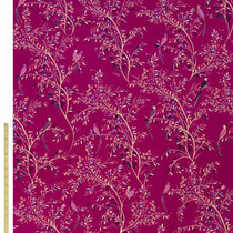 SM Birds Of Paradise Velvet Fuschia Fabric by the Metre
